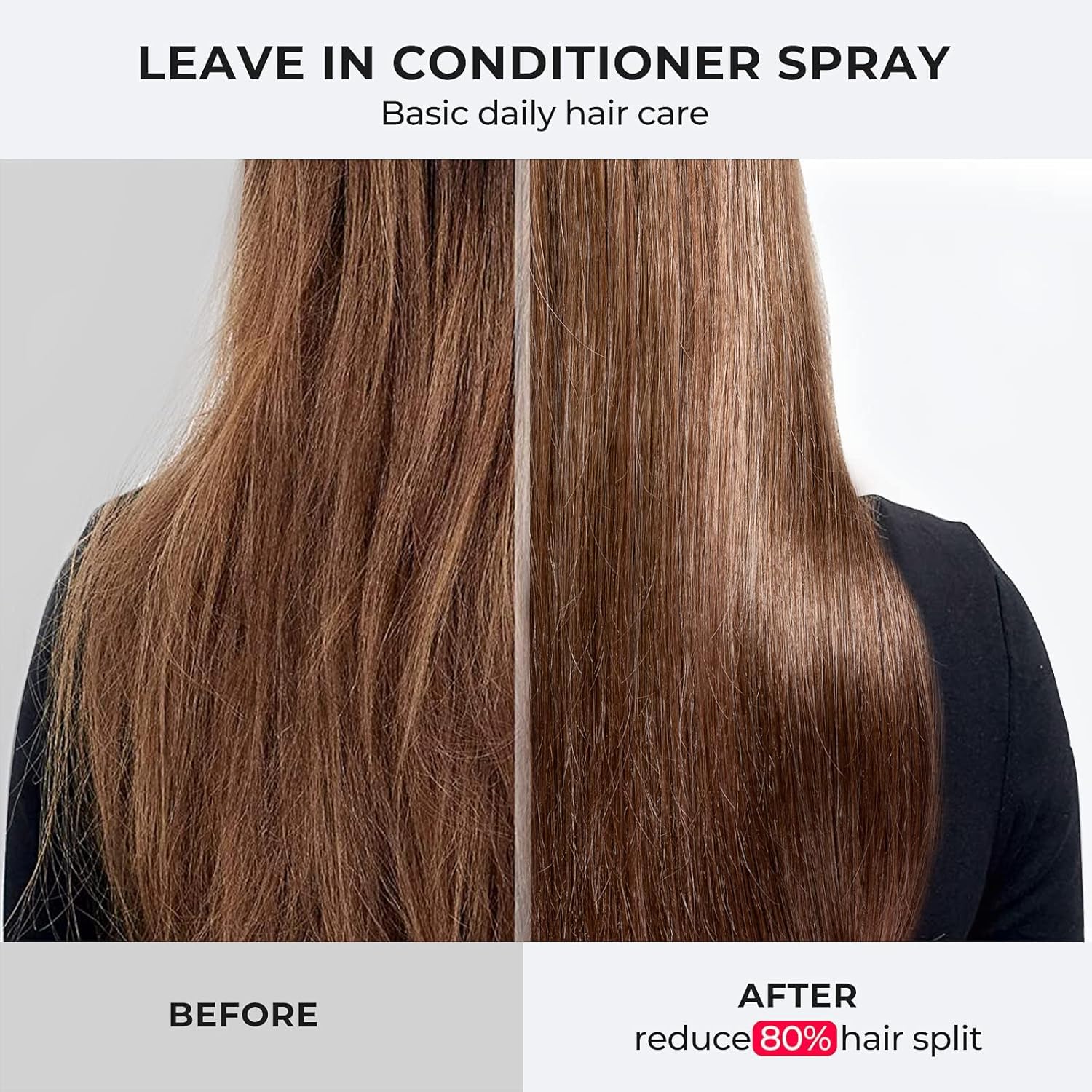 TYMO in salon use with flat iron for heat protection benefit