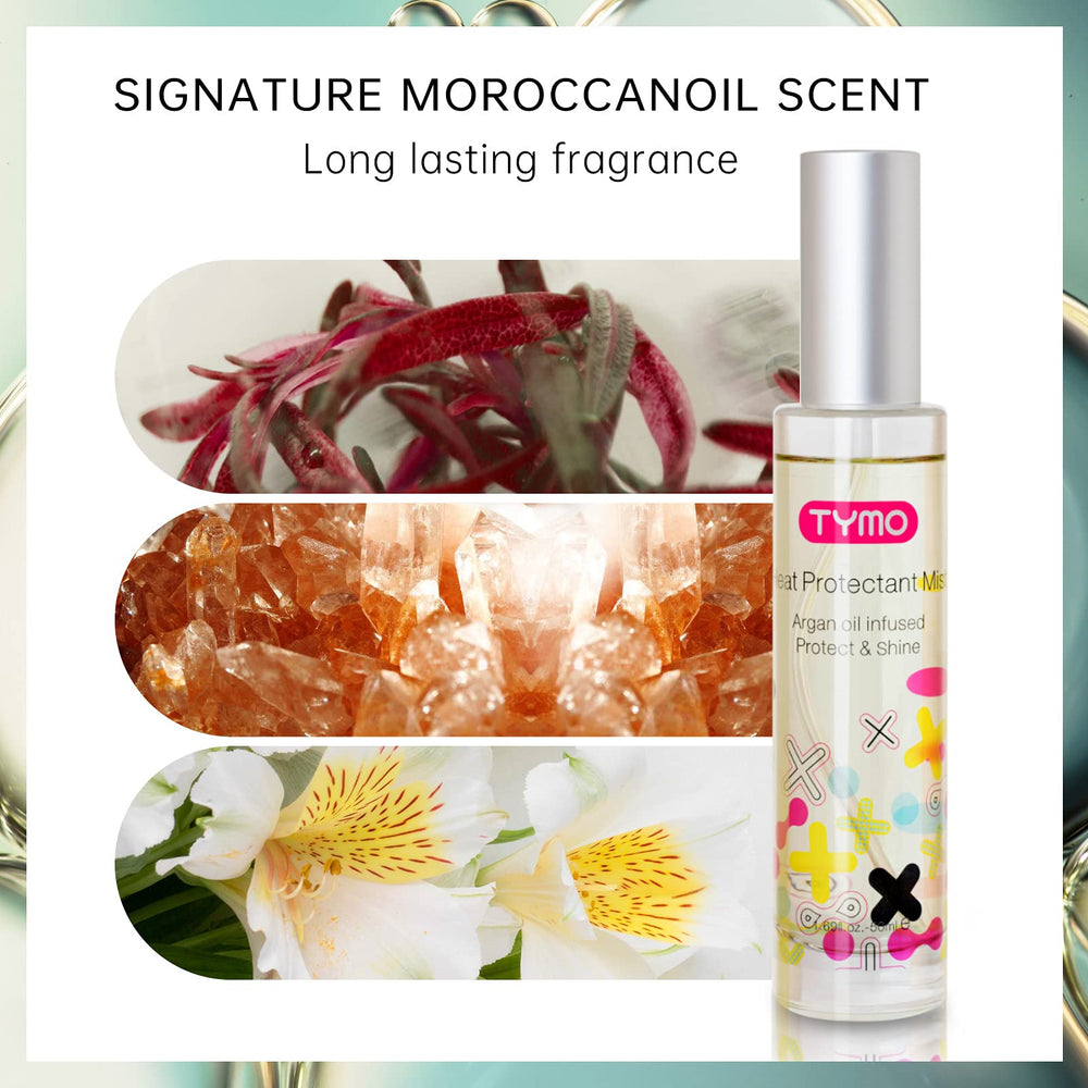 TYMO sleek shiny hair after styling demonstrating smoothness benefit
