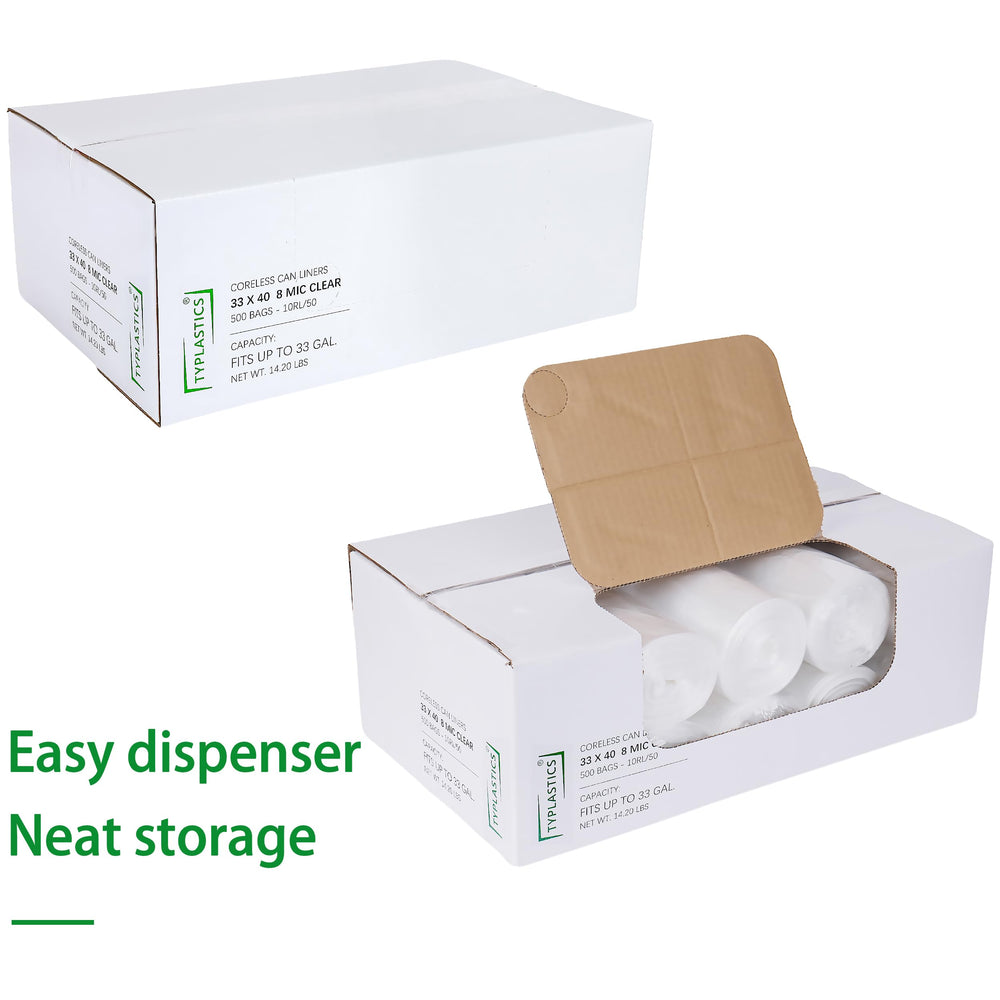 TYPLASTICS stacked boxes for compact janitorial storage benefit