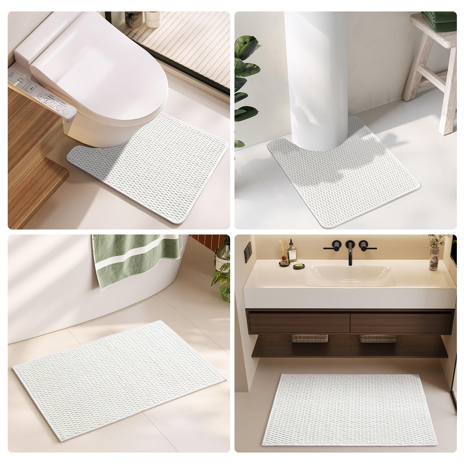 TYUU mat at kitchen sink showing versatility and splash protection