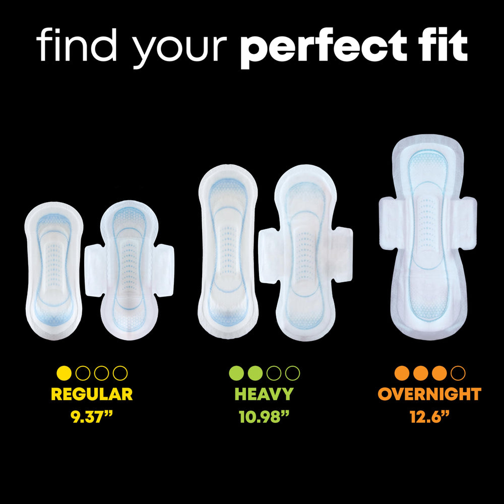 U by Kotex CushionCore close-up highlighting fast absorption benefit