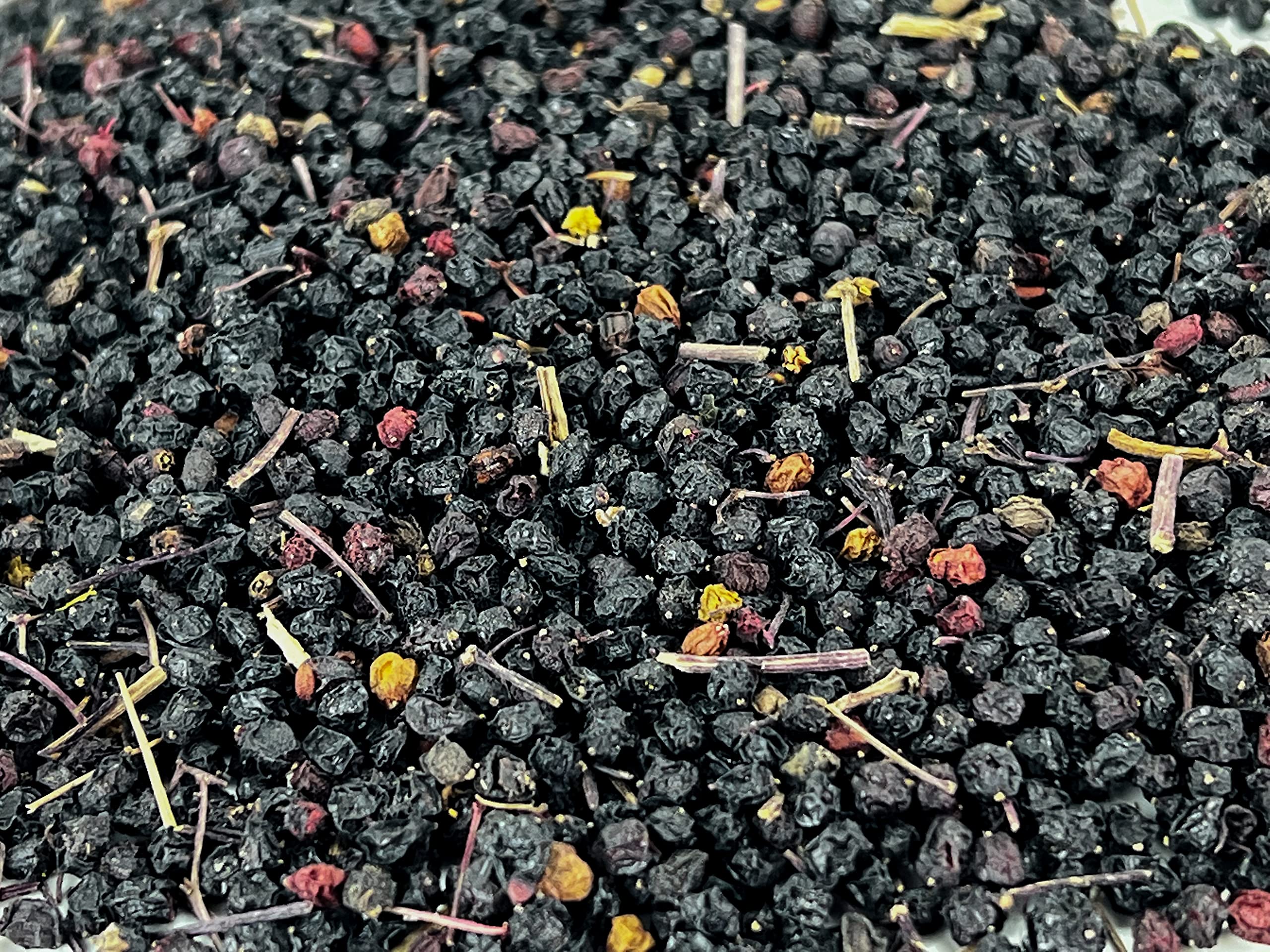 U.S. Wellness Naturals elderberry texture detail highlighting dried fruit quality for cooking