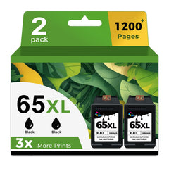 Ubinki 65XL front packaging showing two black cartridges and clear labeling offering value