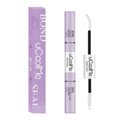 uCoolMe front bottle showing product and clear label, reliable long hold