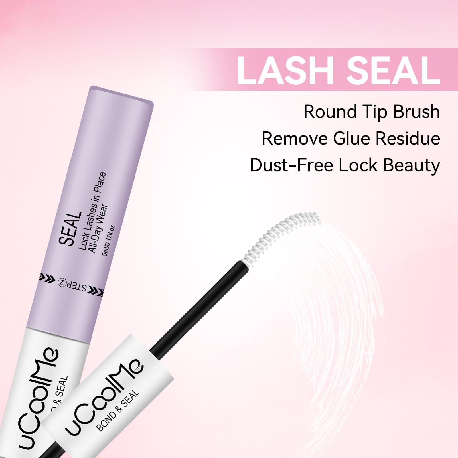 UCOOLME lifestyle shot of a woman wearing lashes for confident all-day wear
