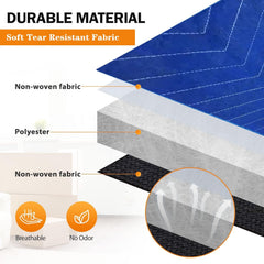 UDAREIT blanket wrapped around sofa protecting finish during transport