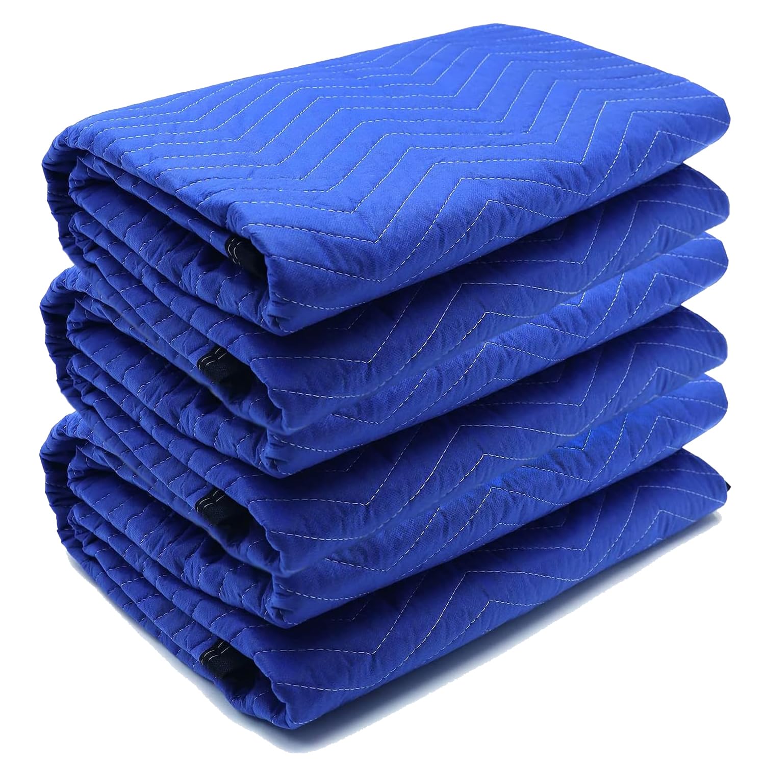 UDAREIT front view of three moving blankets showing durable protection