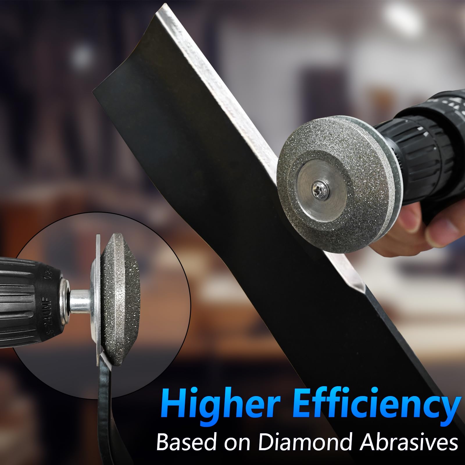 UF-SHARP close-up of 120 grit diamond wheel highlighting efficient grinding surface