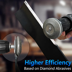 UF-SHARP close-up of 120 grit diamond wheel highlighting efficient grinding surface
