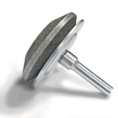 UF-SHARP front view of sharpener showing compact all-metal design and durability