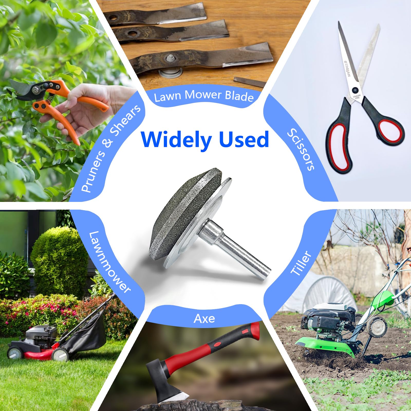 UF-SHARP on a gardening workbench showing convenient home maintenance workflow