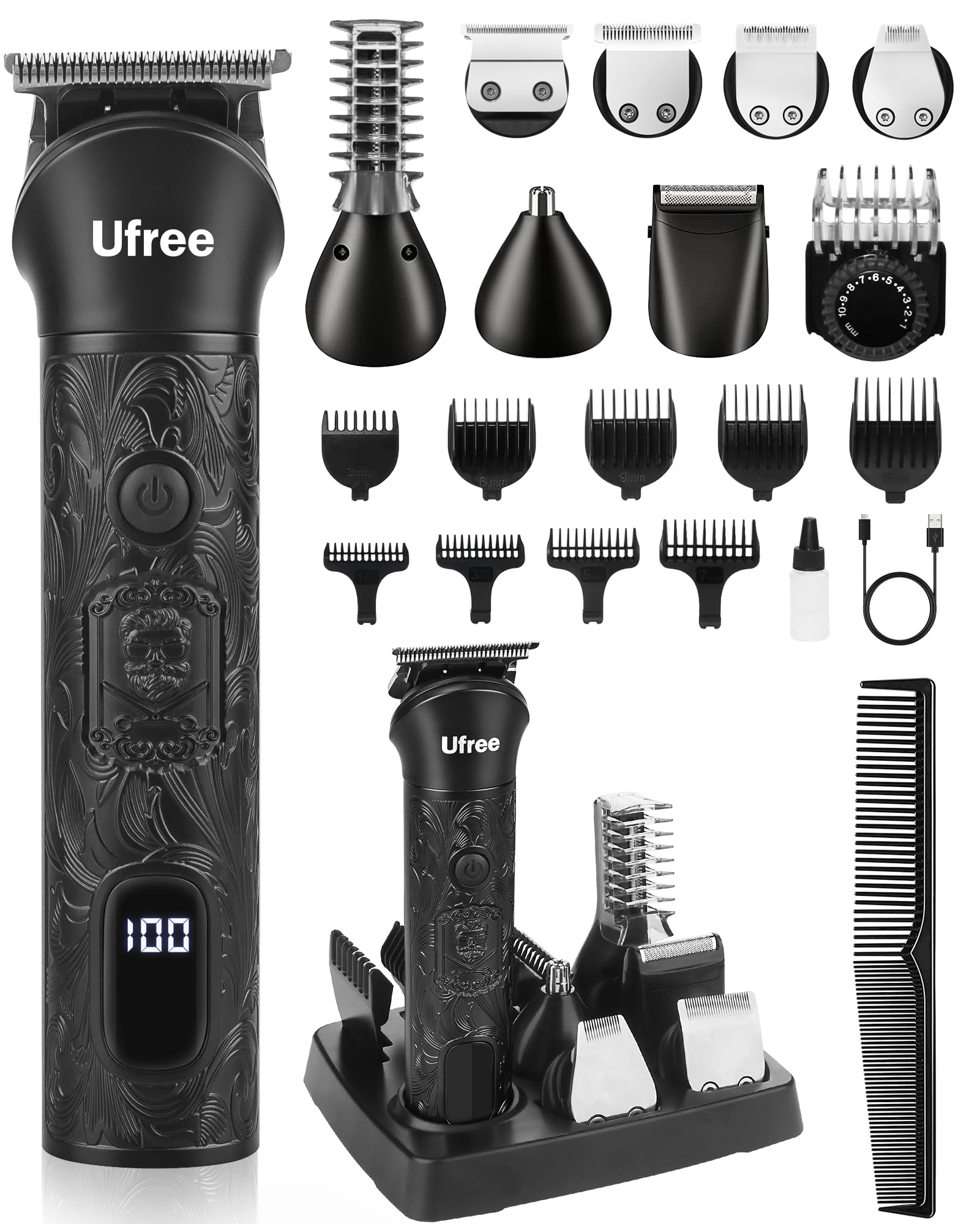Ufree front view metal body showcasing durable design and premium look