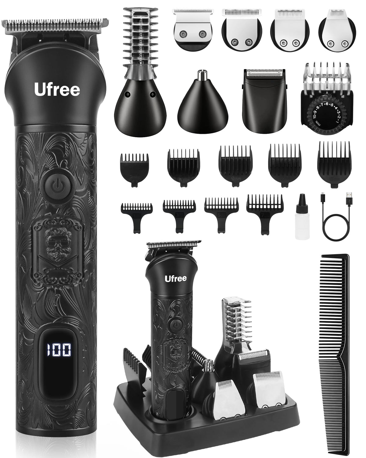 Ufree front view metal body showcasing durable design and premium look