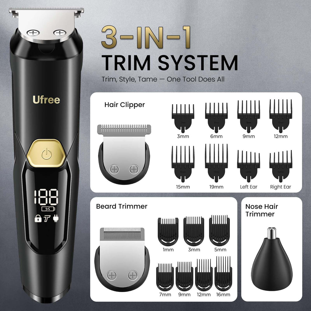 Ufree nose trimmer detail enabling safe, precise nose hair removal