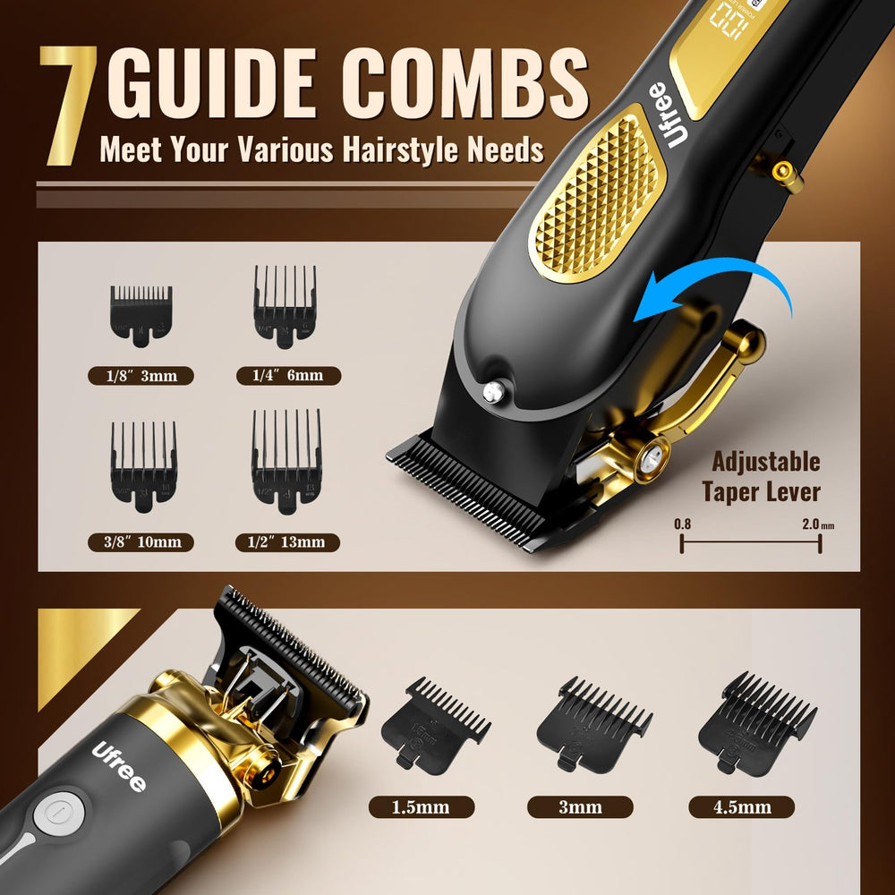 Ufree clippers held in hand for size comparison showing ergonomic control benefit