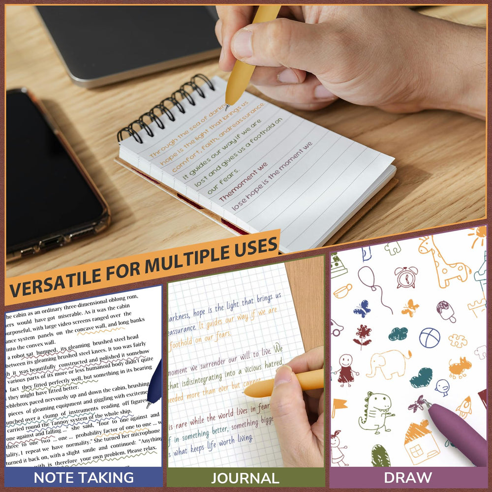UIXJODO pens used in journaling for organized colorful notes