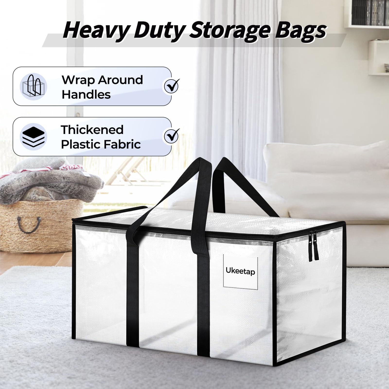 ukeetap bag in use in moving truck for organized transport