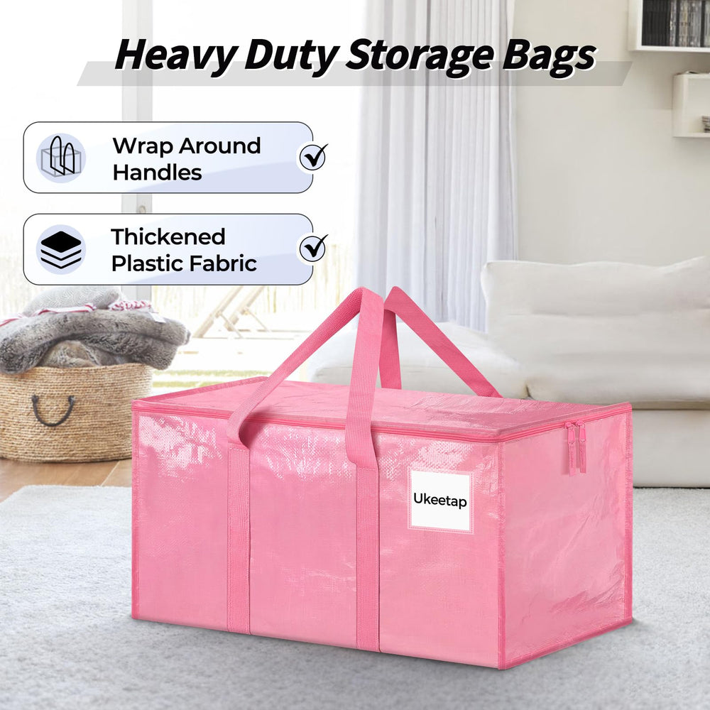 ukeetap bag filled with bedding demonstrating roomy 24-gallon capacity and organization
