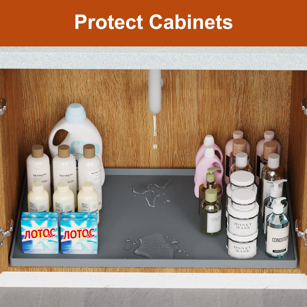 ukeetap used as pet feeding station with bowls kept clean and stable