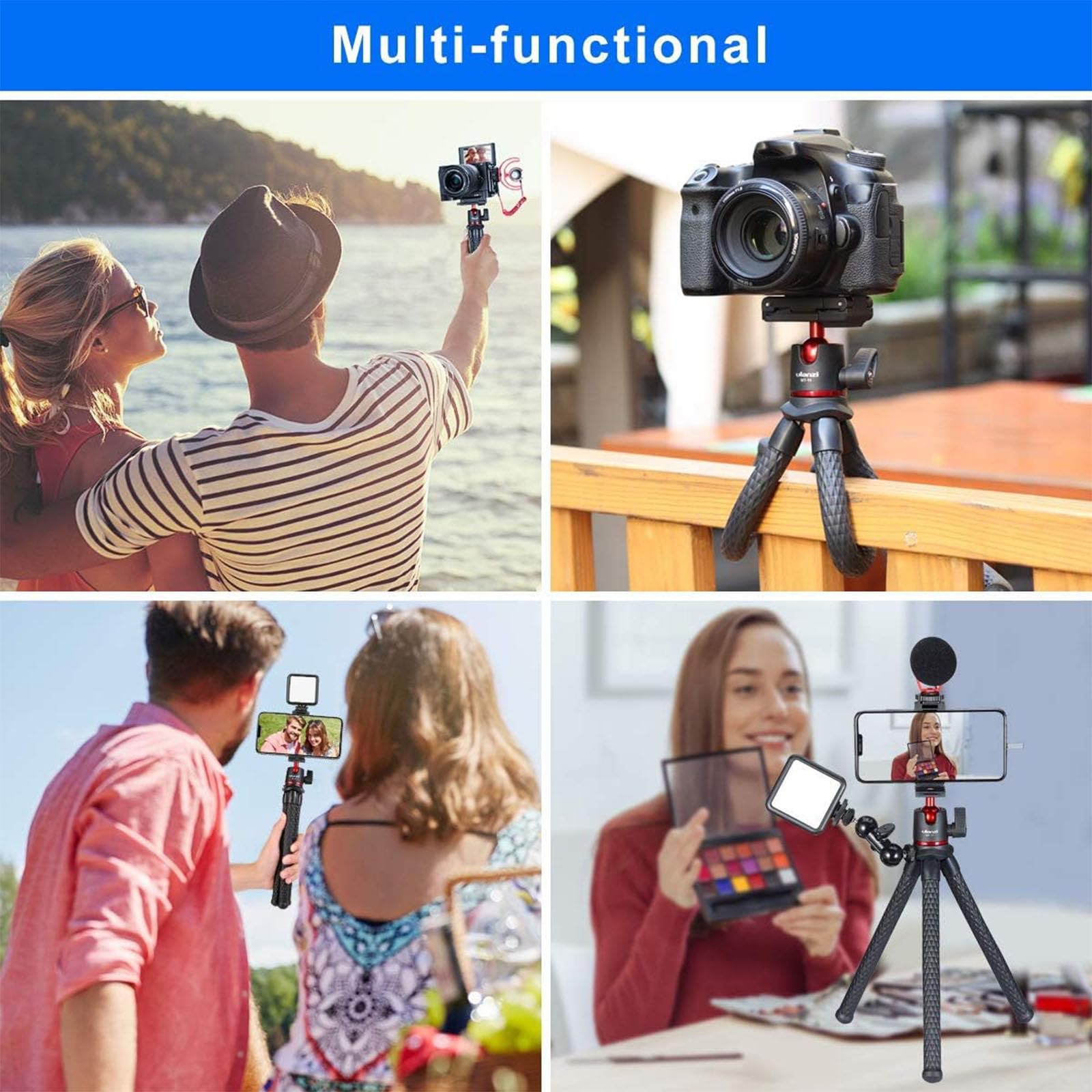 ULANZI ball head angle adjustment enabling portrait and landscape framing