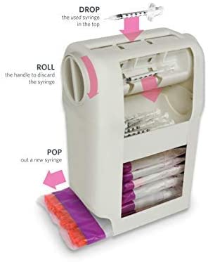 UltiCare barrel markings detail with half-unit graduations for precise dosing