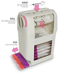 UltiCare barrel markings detail with half-unit graduations for precise dosing