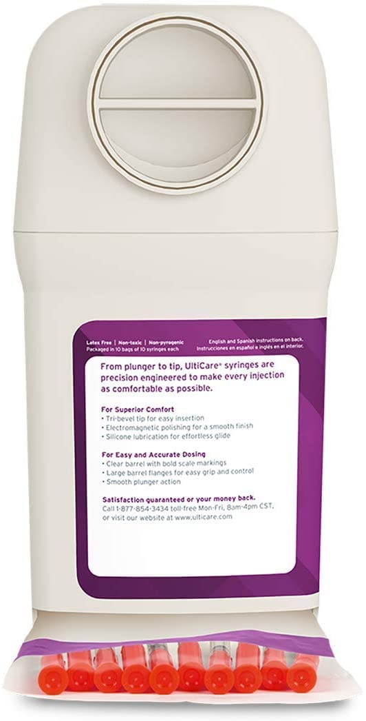 UltiCare kit staged in pet-care setting with cat, emphasizes home treatment convenience
