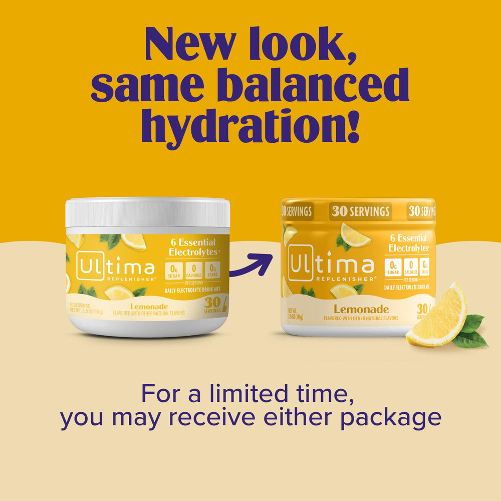 Ultima Replenisher mixed lemonade in bottle ready to drink on the go