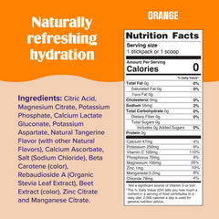Ultima Replenisher mixed orange drink in a clear bottle for on-the-go hydration