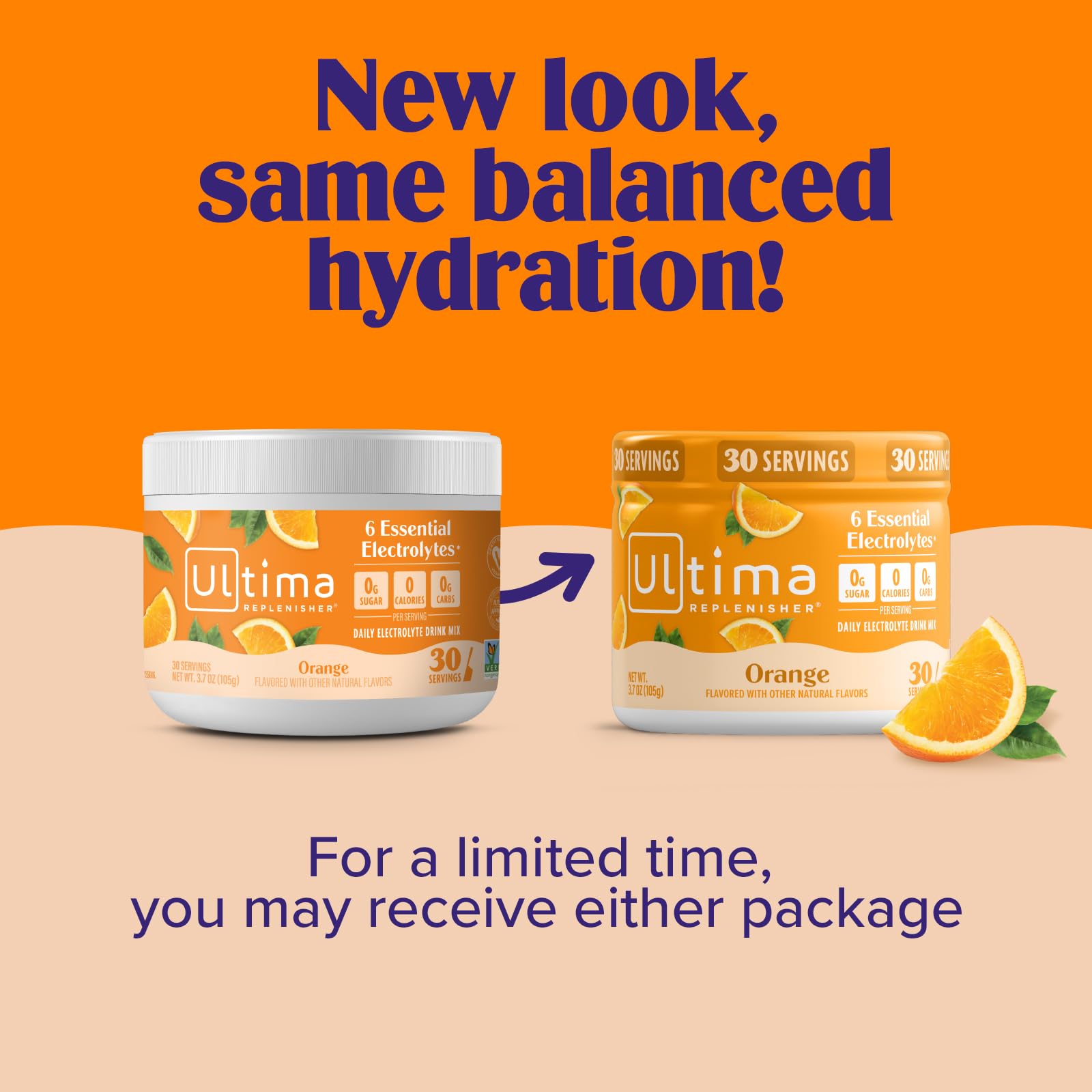 Ultima Replenisher scoop with powder demonstrating simple single-scoop dosing