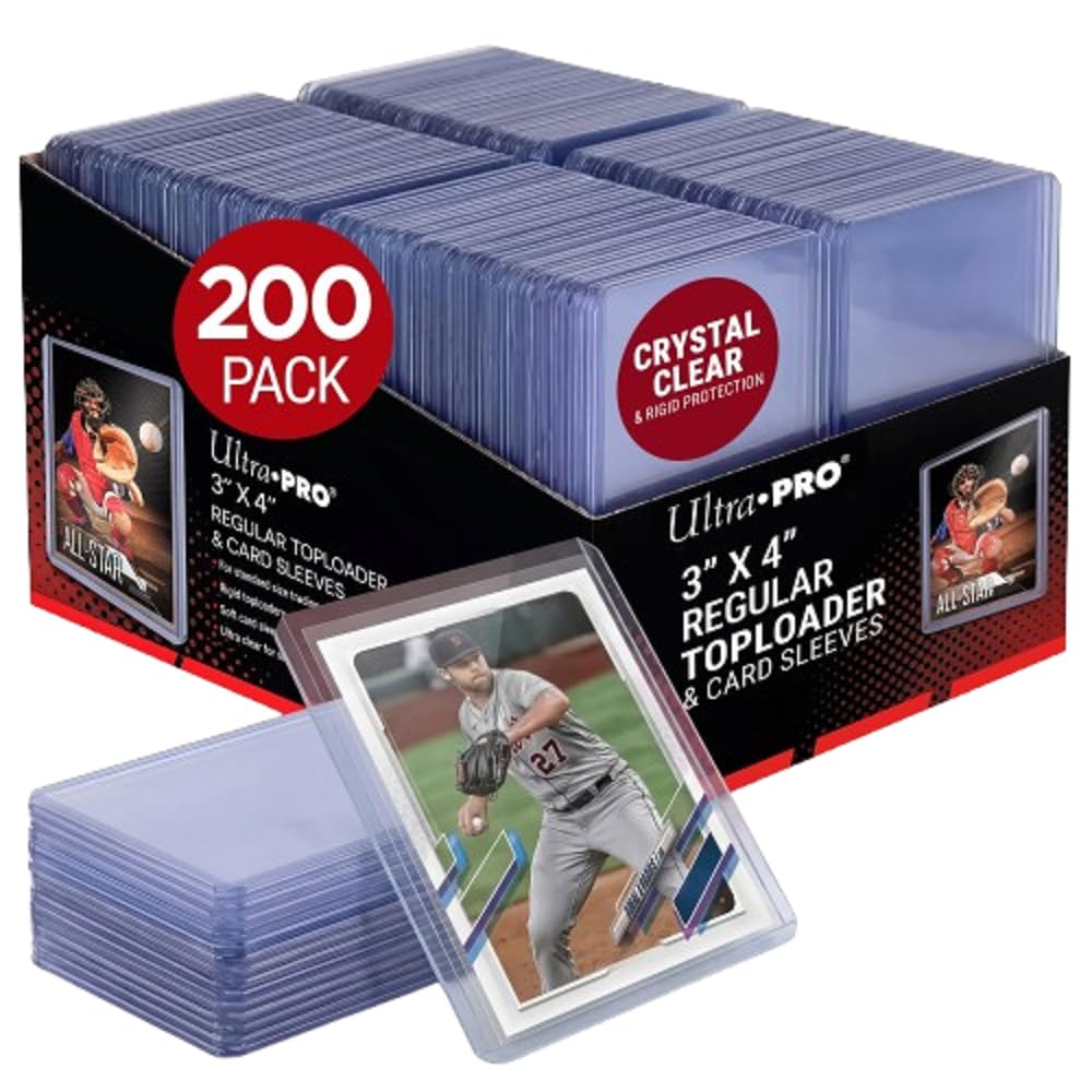 Ultra Pro front packaging showing 200-pack and clear protection benefits