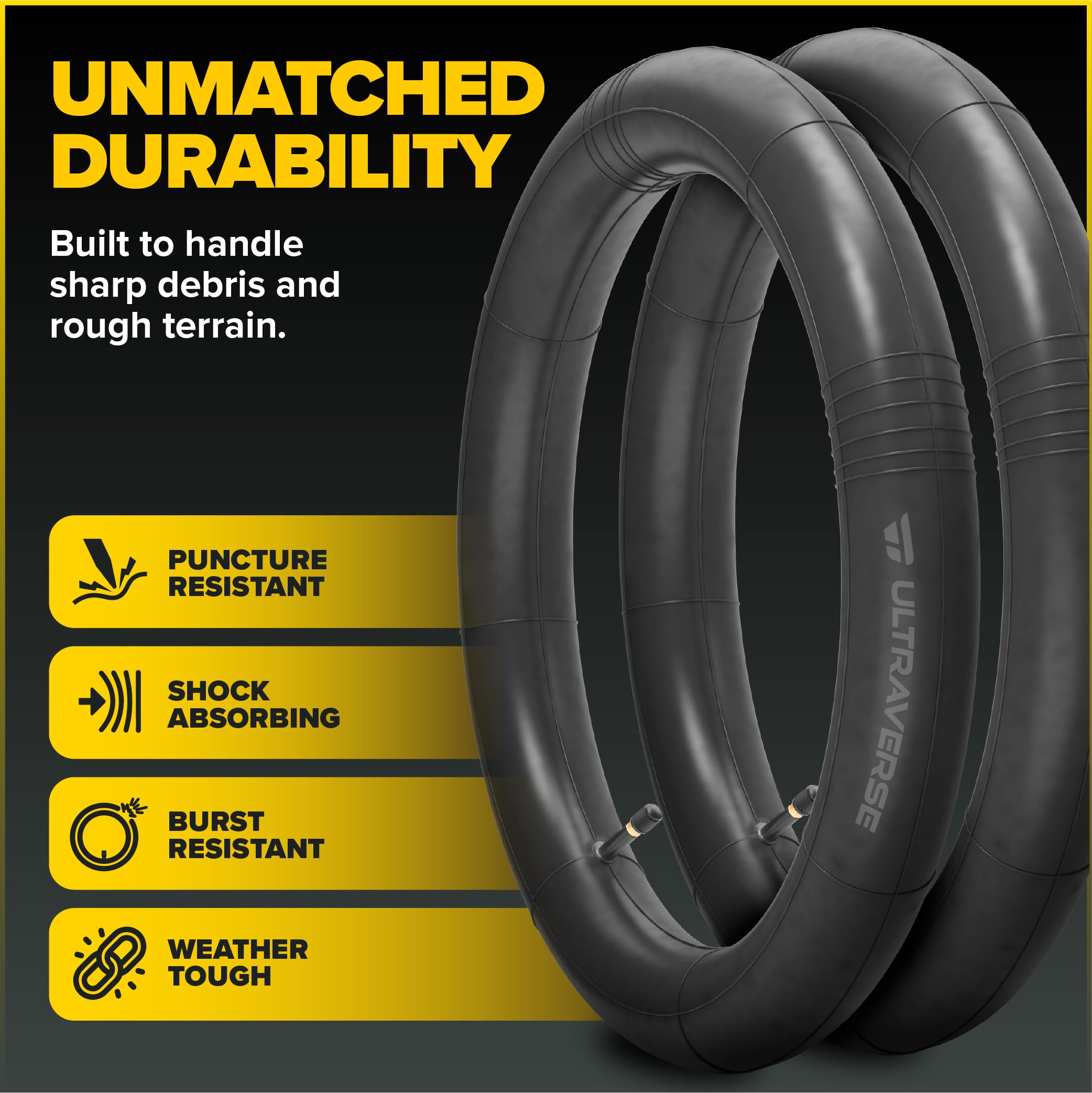 Ultraverse included tire levers and tools for fast installation and maintenance