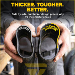 Ultraverse butyl rubber tube texture close-up for durable puncture resistance