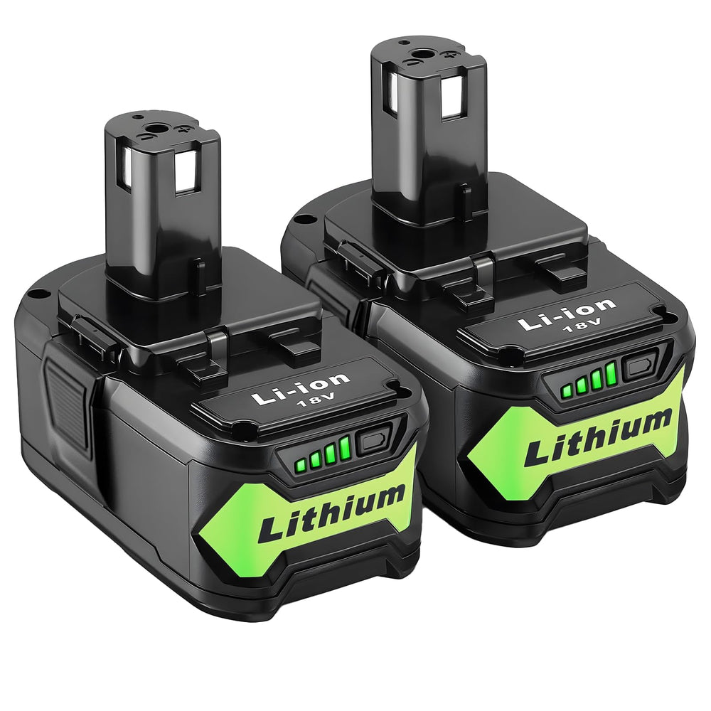 Ultraxxis front view of two batteries showing compact design and longer runtime
