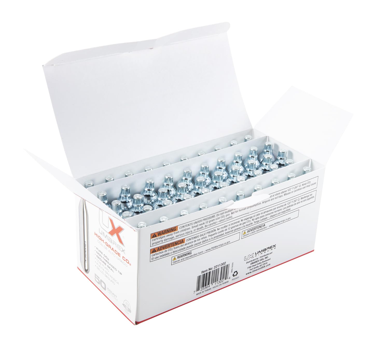 Umarex close-up of cartridge valve top demonstrating clean puncture reliability