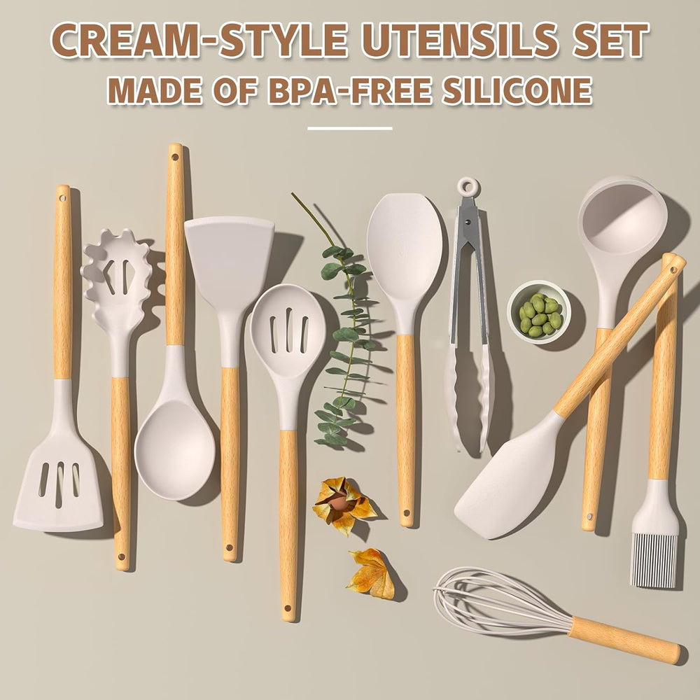 Umite Chef full set arranged in holder demonstrating tidy countertop organization