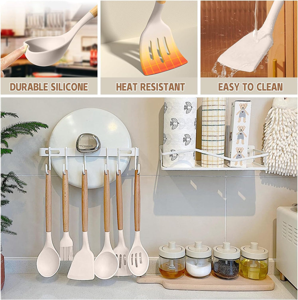 Umite Chef measuring cups and spoons displayed for accurate portioning and easy prep