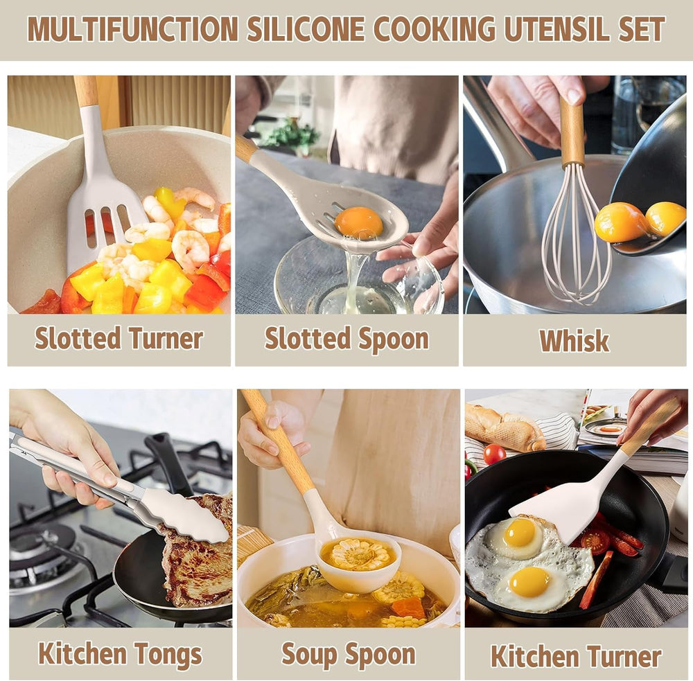 Umite Chef silicone head texture close-up highlighting heat-resistant, non-scratch surface