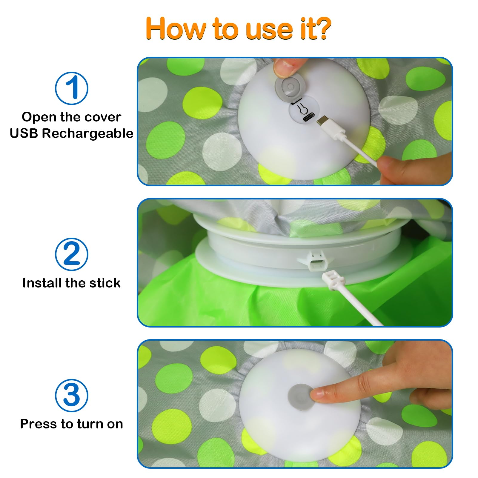 umosis USB port detail highlights rechargeable battery convenience