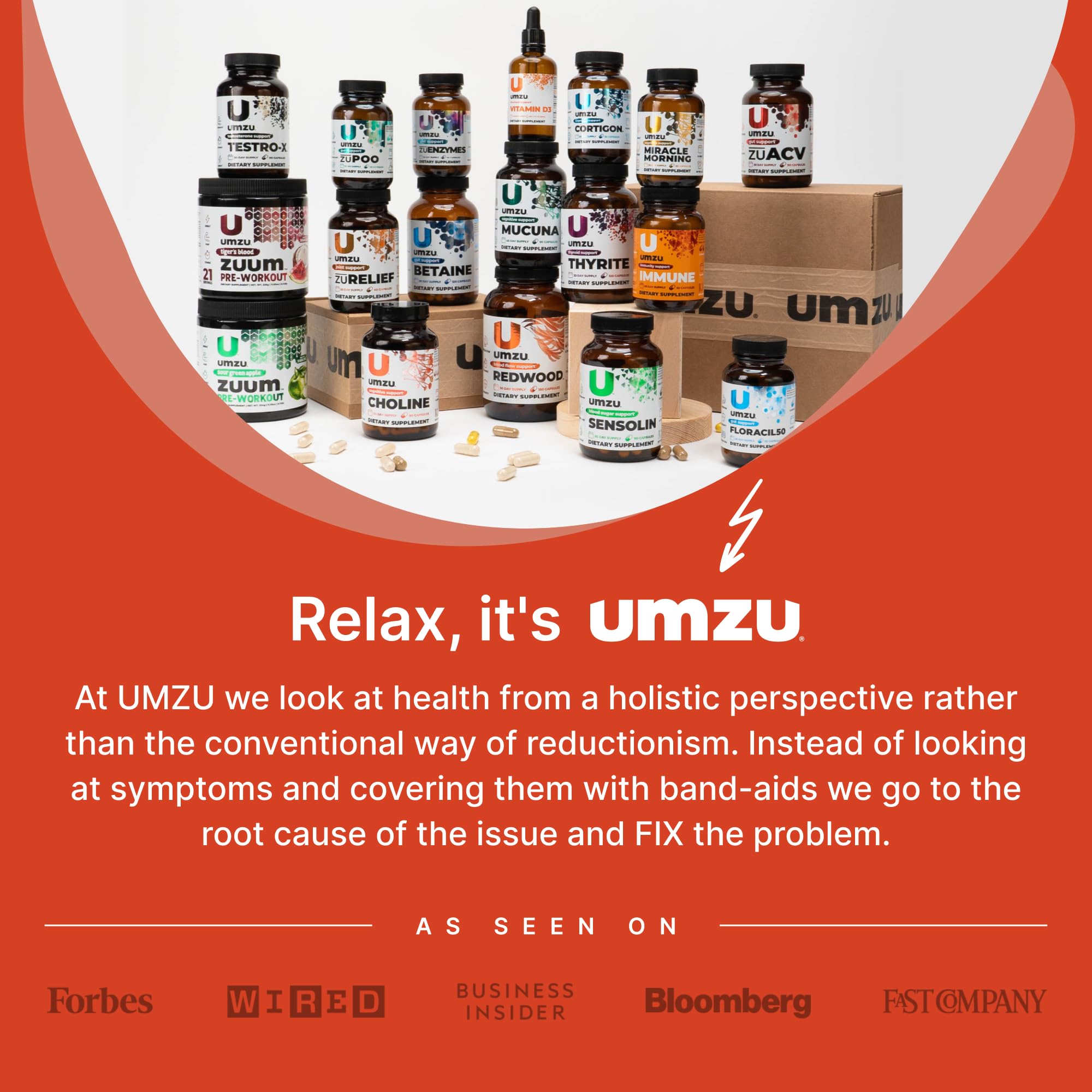UMZU Redwood Max with runner highlighting endurance and energy support