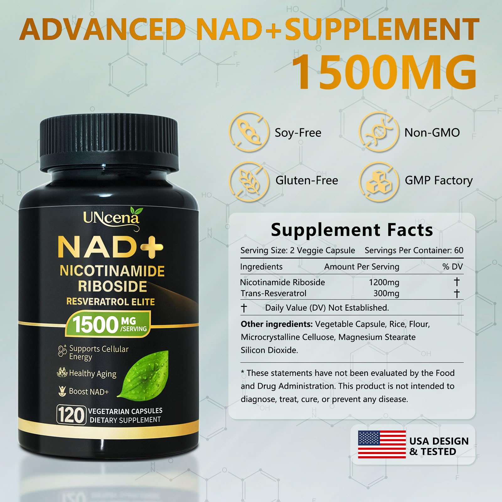 UNcena liposomal delivery graphic demonstrating enhanced absorption and bioavailability
