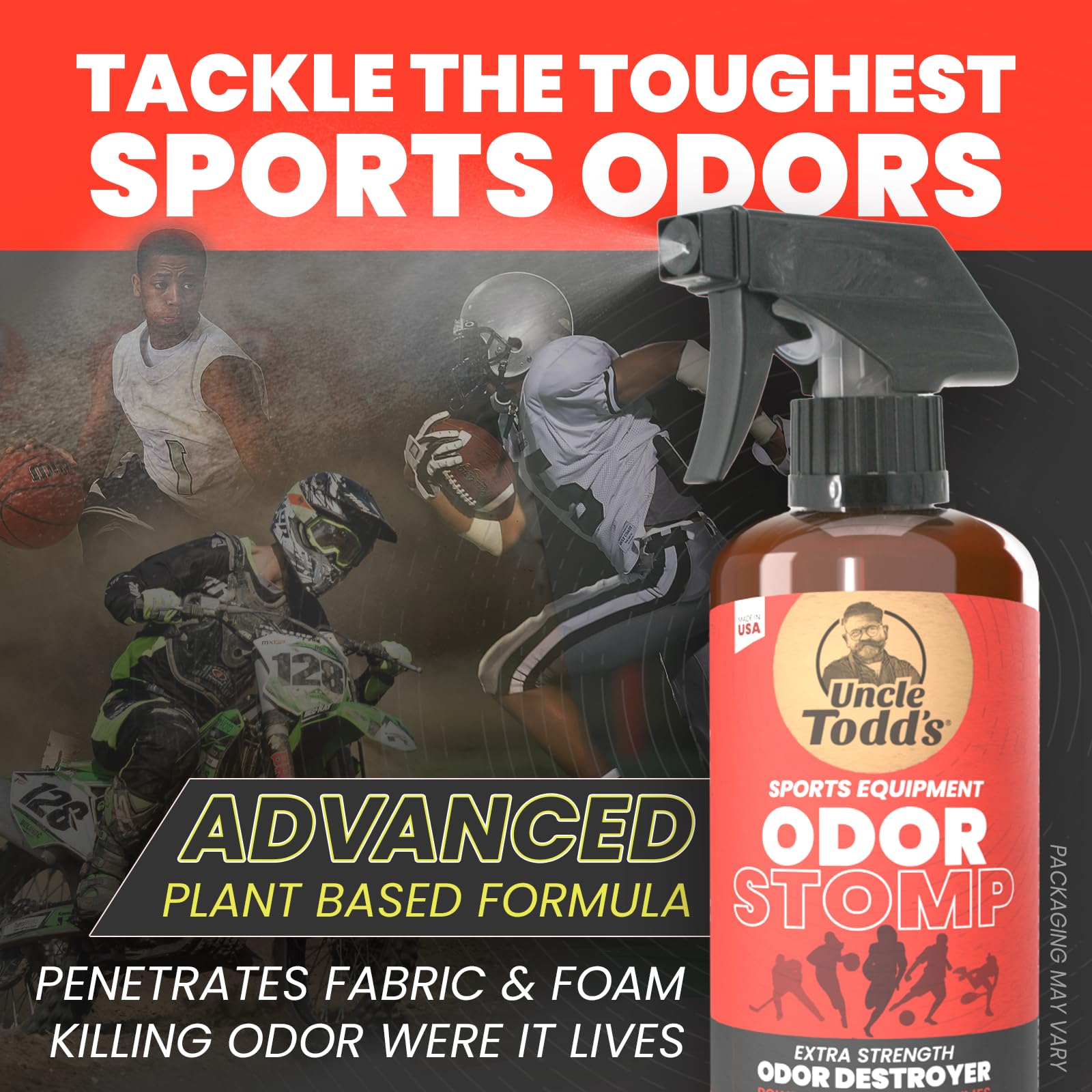 Uncle Todd's close-up trigger spray demonstrating easy application benefit