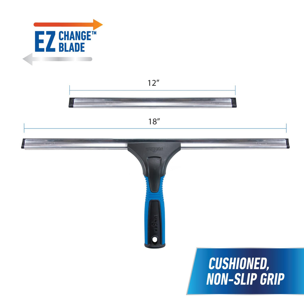UNGER packaging with included 12-inch channel showing ready-to-use kit benefits