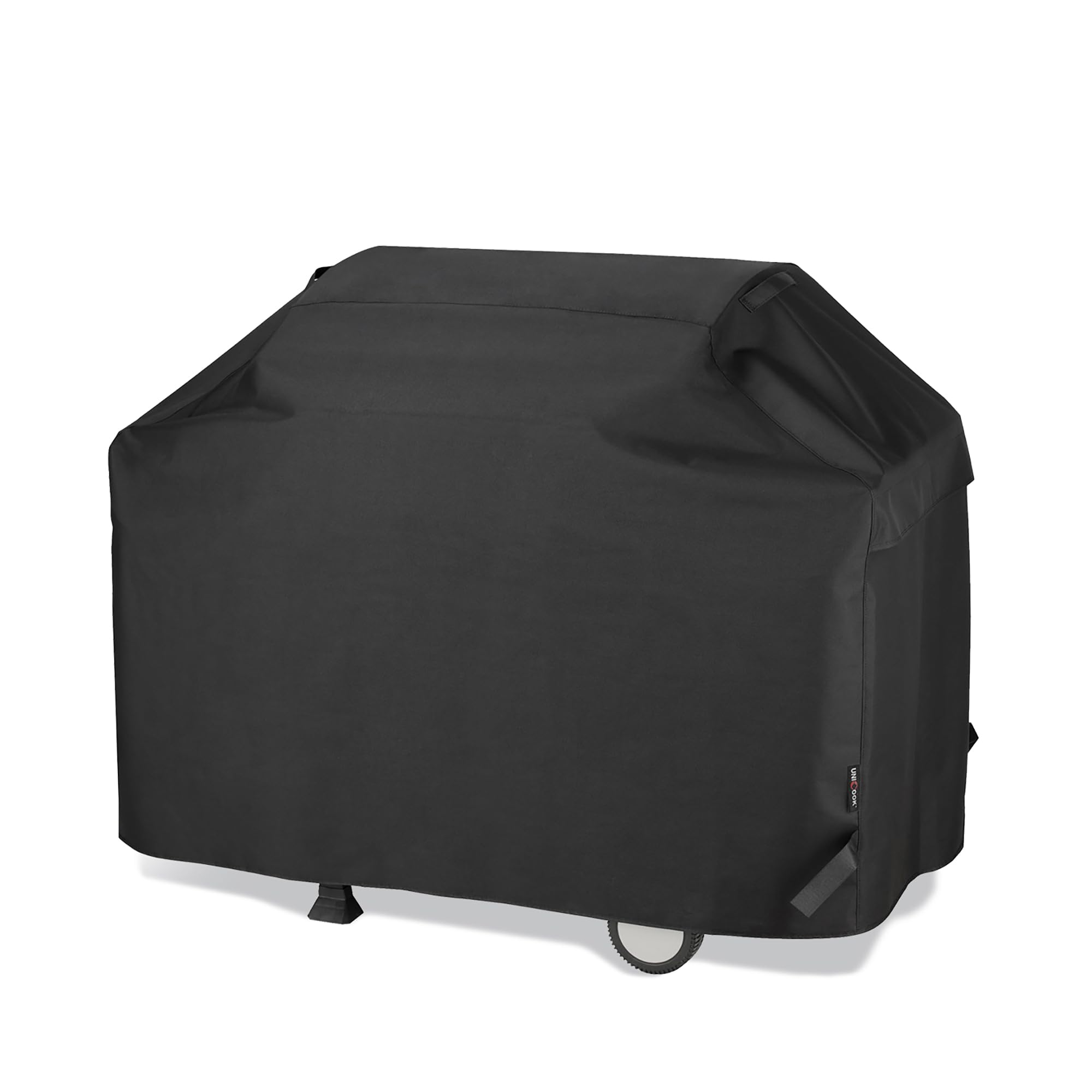 Unicook front view of 65-inch grill cover showing full protection and weather resistance