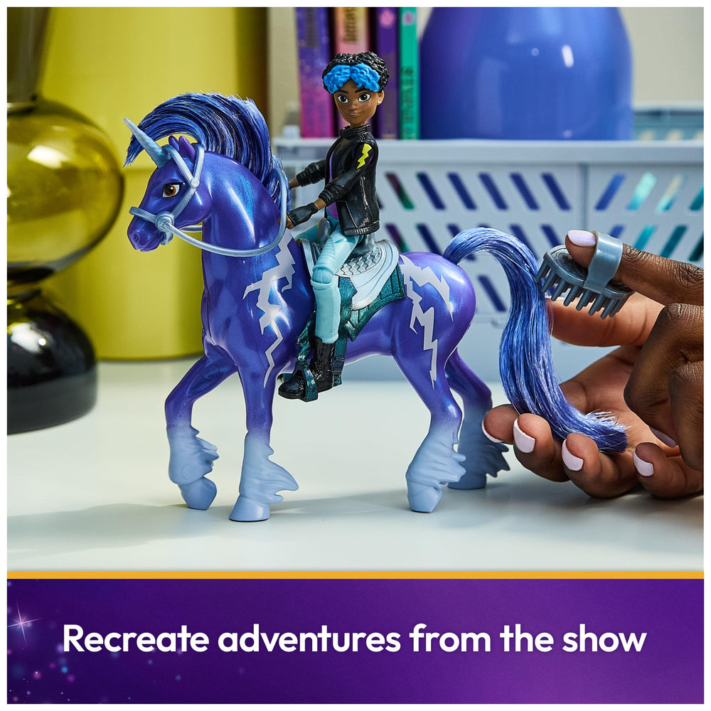 Unicorn Academy removable saddle and bridle accessories for secure fit
