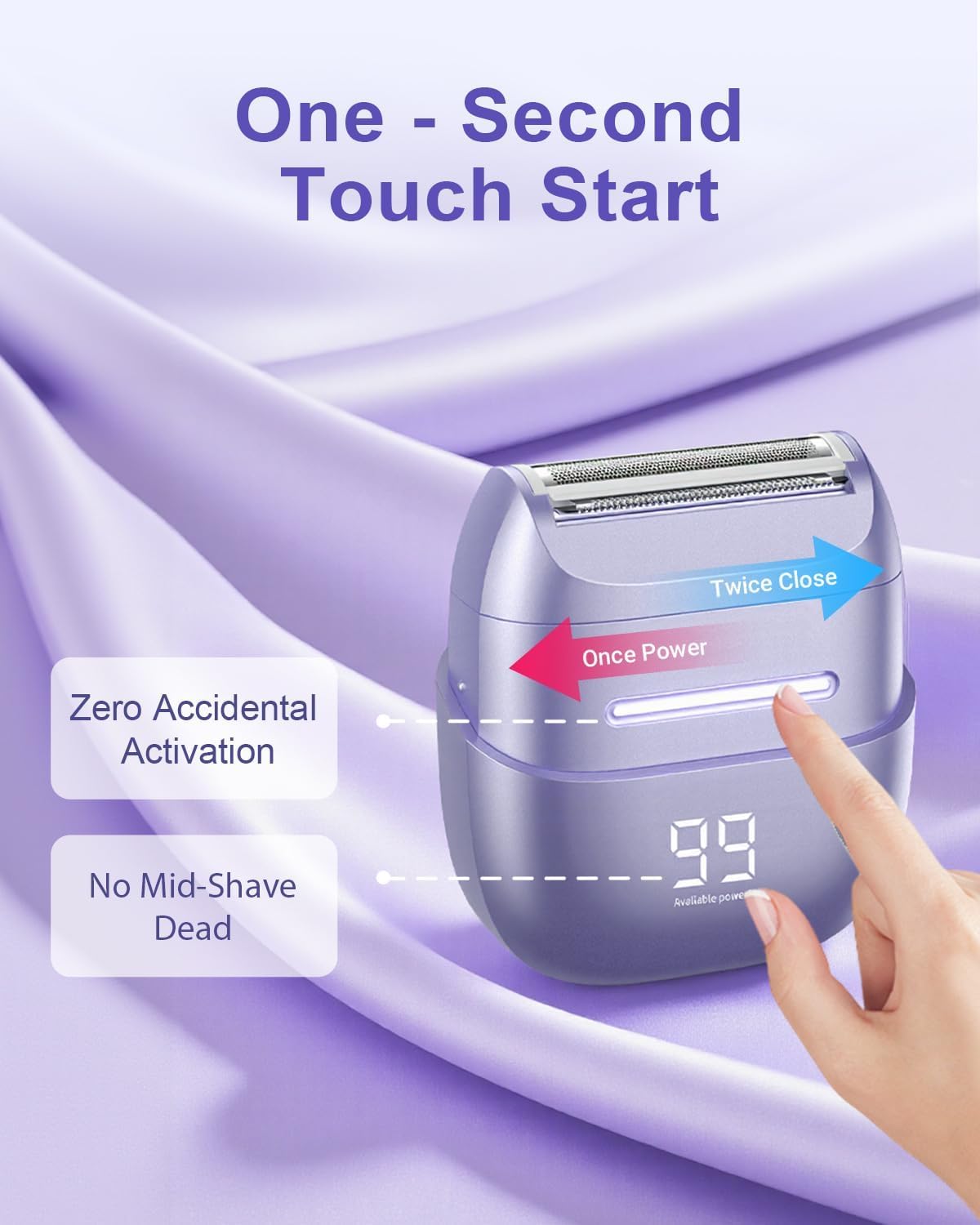 UNIMIKO shaving bikini area demo highlighting gentle close results