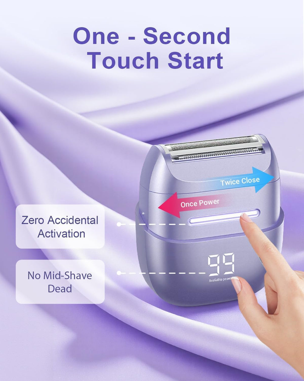 UNIMIKO shaving bikini area demo highlighting gentle close results