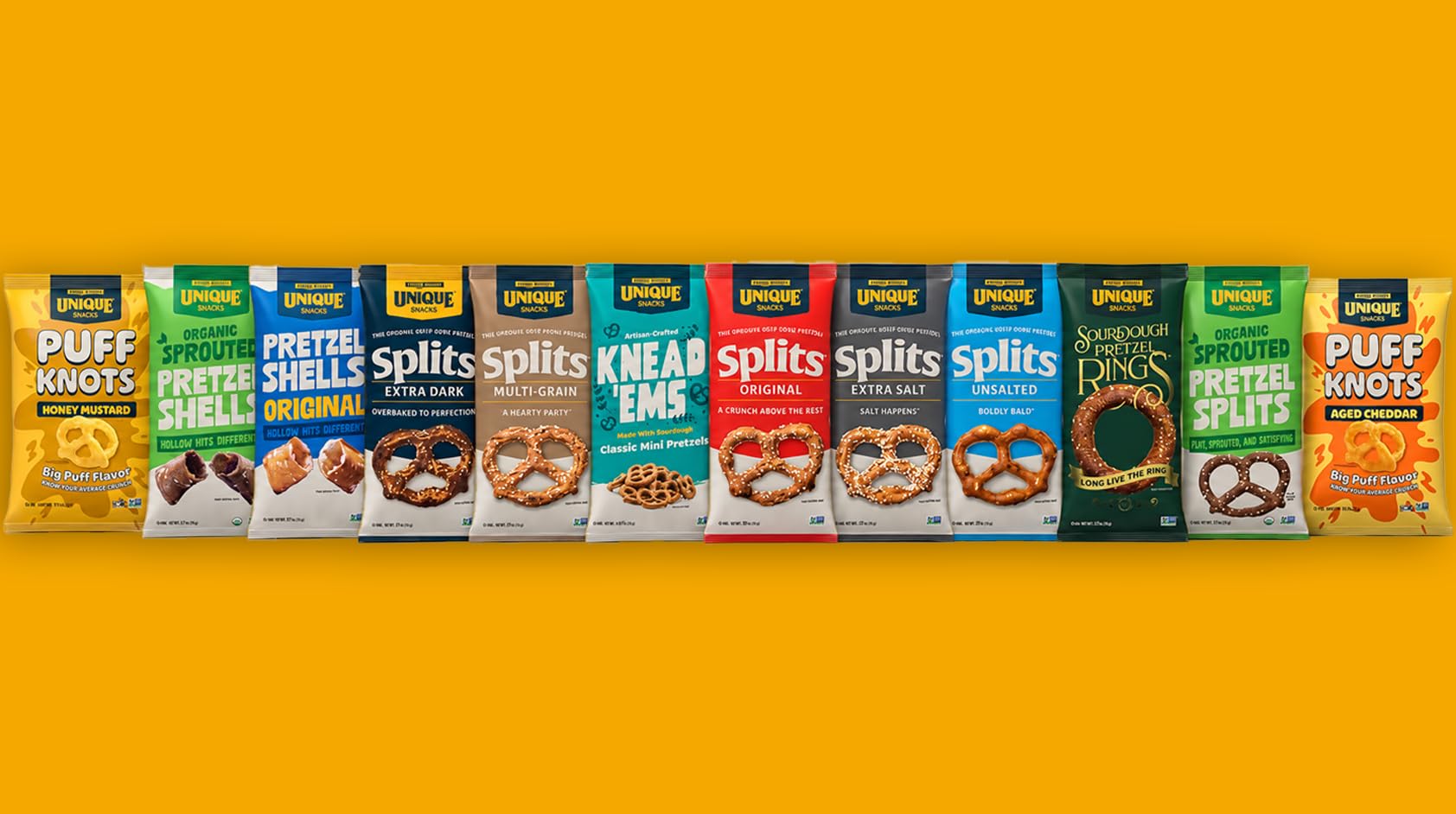 Unique Snacks nutrition and OU Kosher label view confirming vegan and non-GMO attributes