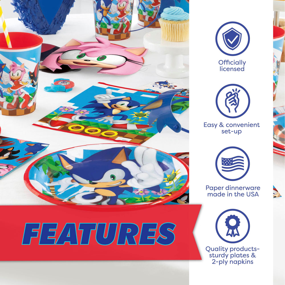 Unique Sonic napkins detail emphasizing two-ply absorbency and clean-up ease