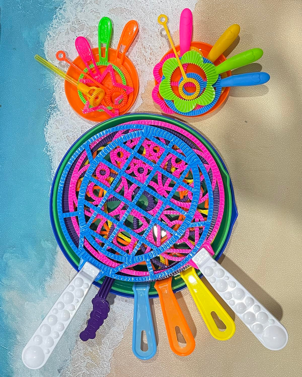 Unistylar party scene with floating bubbles adding festive atmosphere
